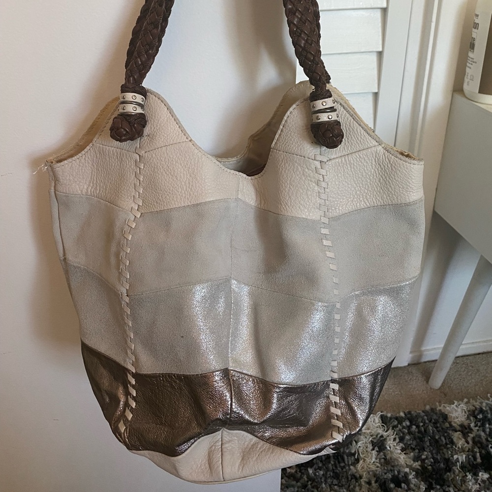 NWOT The Sak Leather Tote Style Purse
